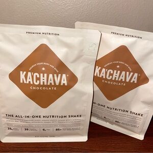 2 Bags Ka'Chava Chocolate Nutrition Shake